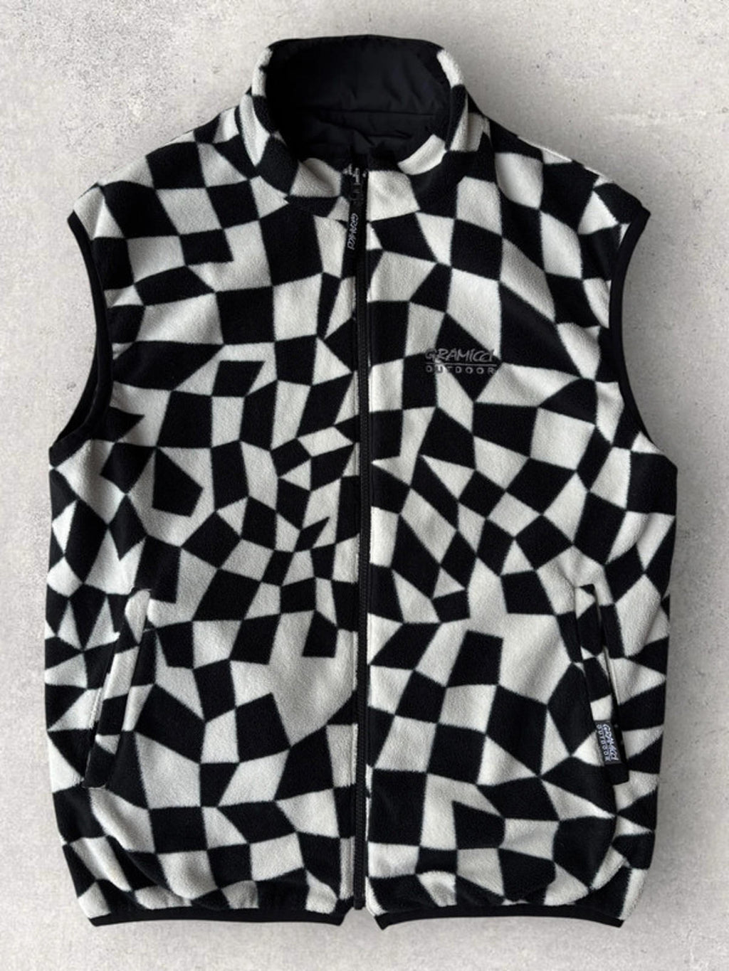 Gramicci Reversible Vest Black / Check Size M