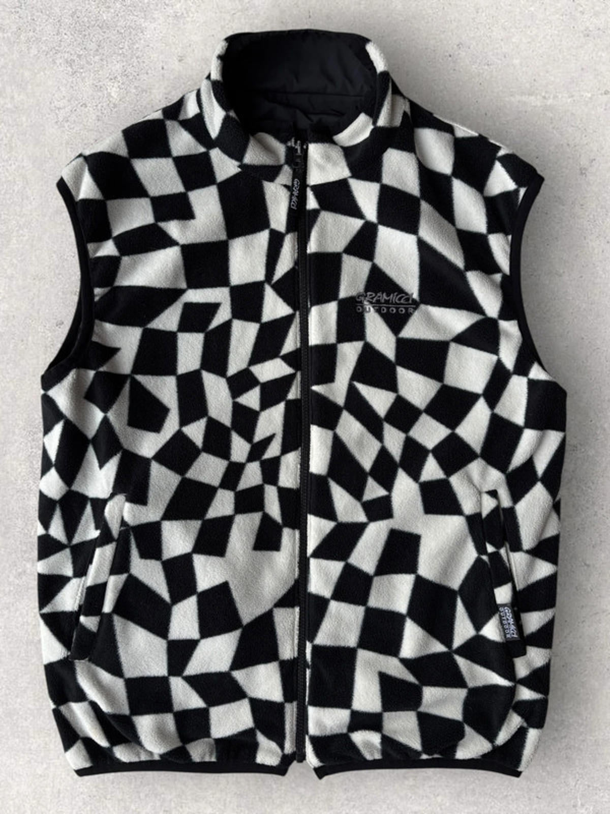 Gramicci Reversible Vest Black / Check Size M