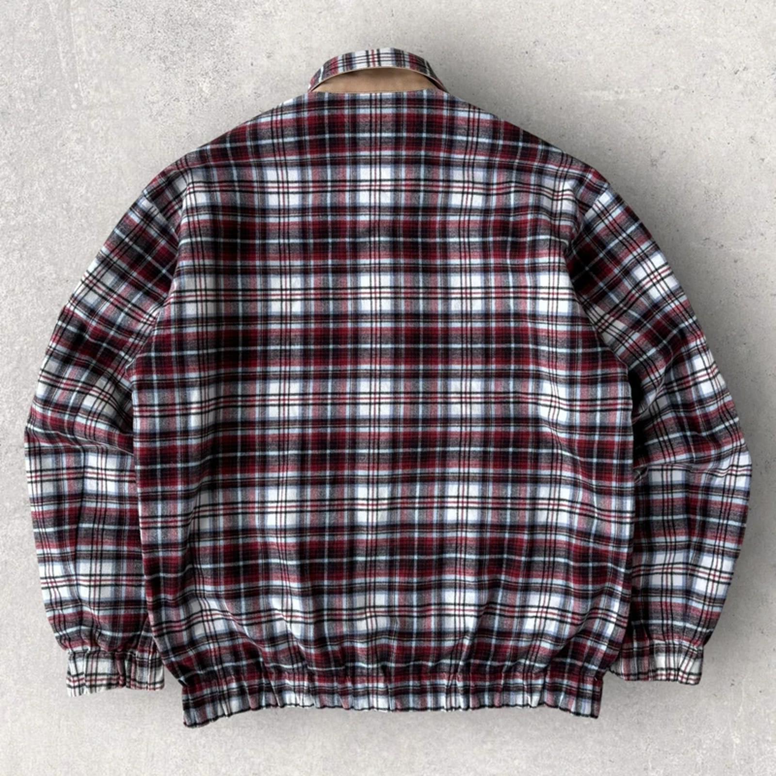 Pendleton Reversible Check Harrington Jacket Beige L Japan Import