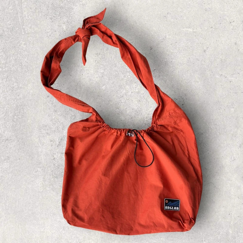 Anglan Shoulder Tie Bag Orange