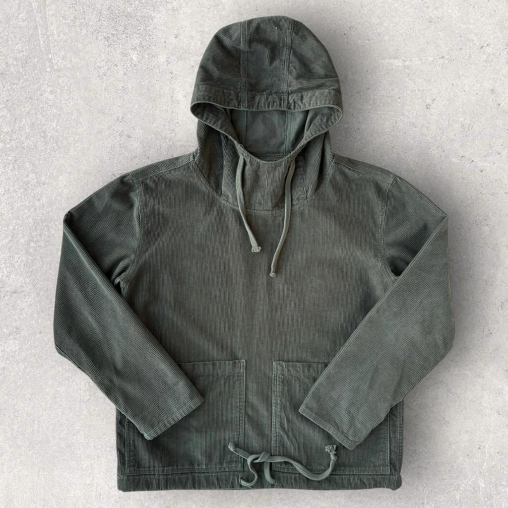 Service Works Cord Market Smock Olive Green S