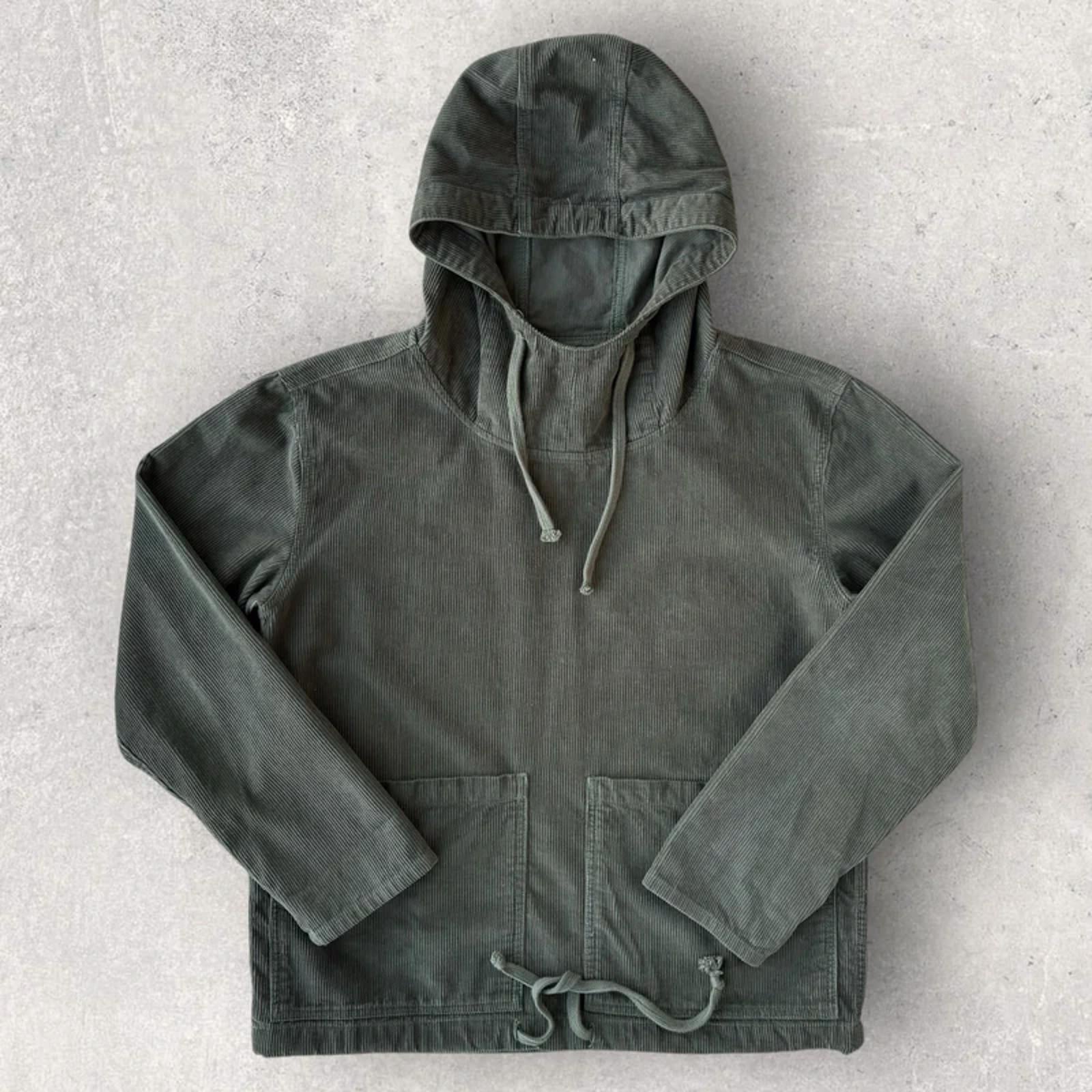 Service Works Cord Market Smock Olive Green S