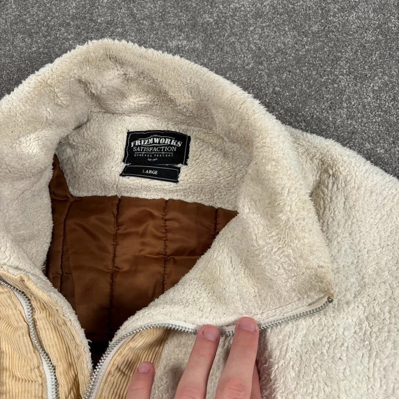 Frizmworks Grizzly Fleece Jacket White L