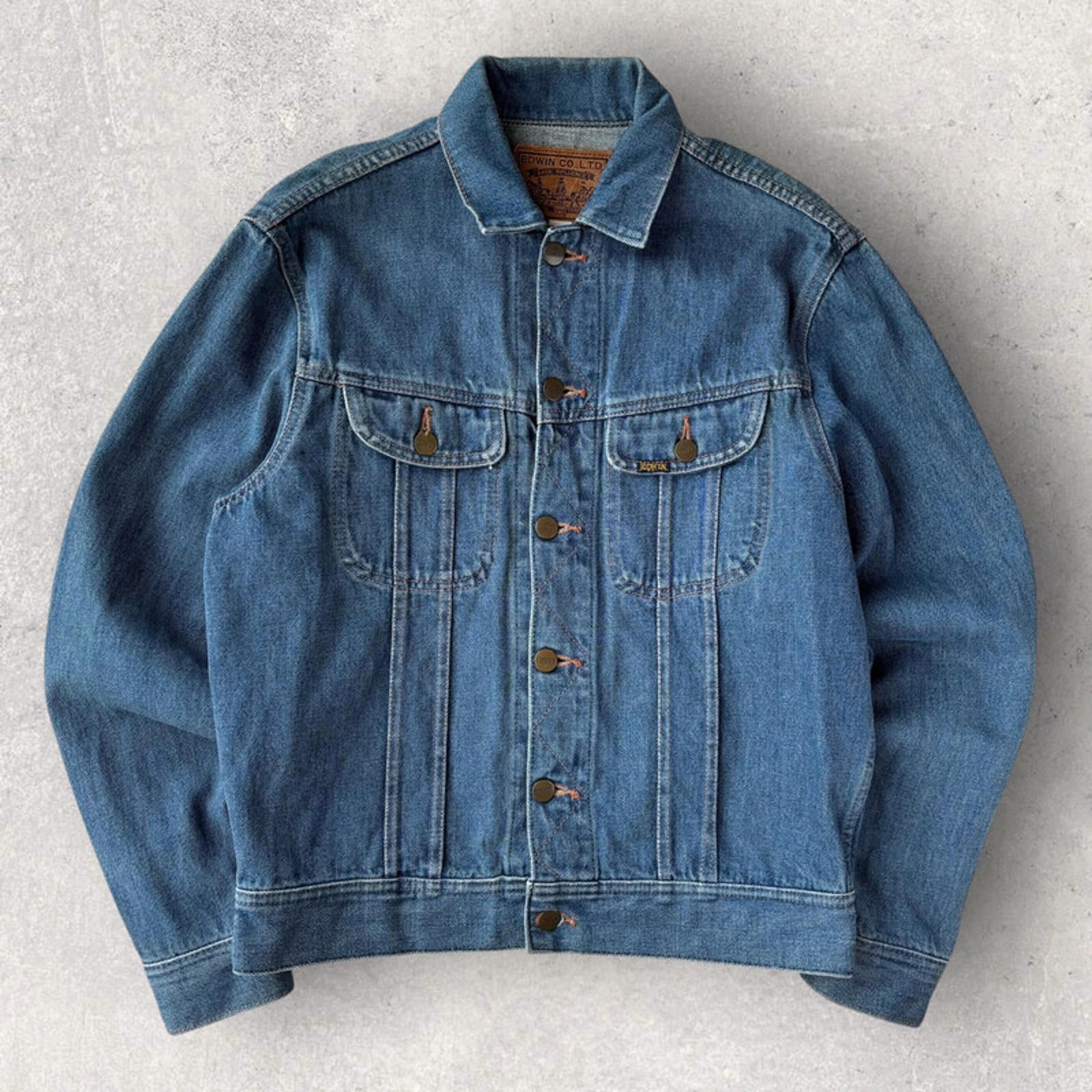 Edwin Raw Denim Jacket – Indigo XS