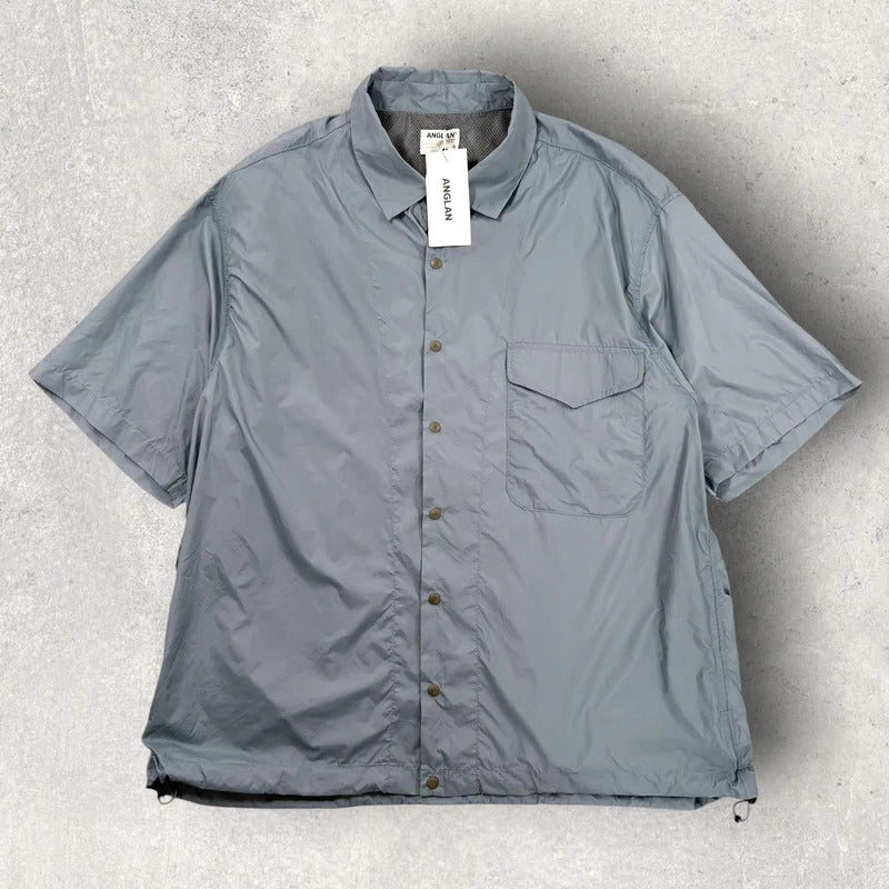 Anglan Nylon Adjustable Shirt Blue L
