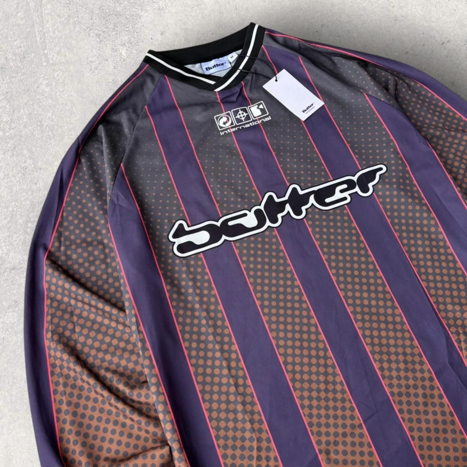 Butter Goods Football Jersey Long Sleeve Beige M