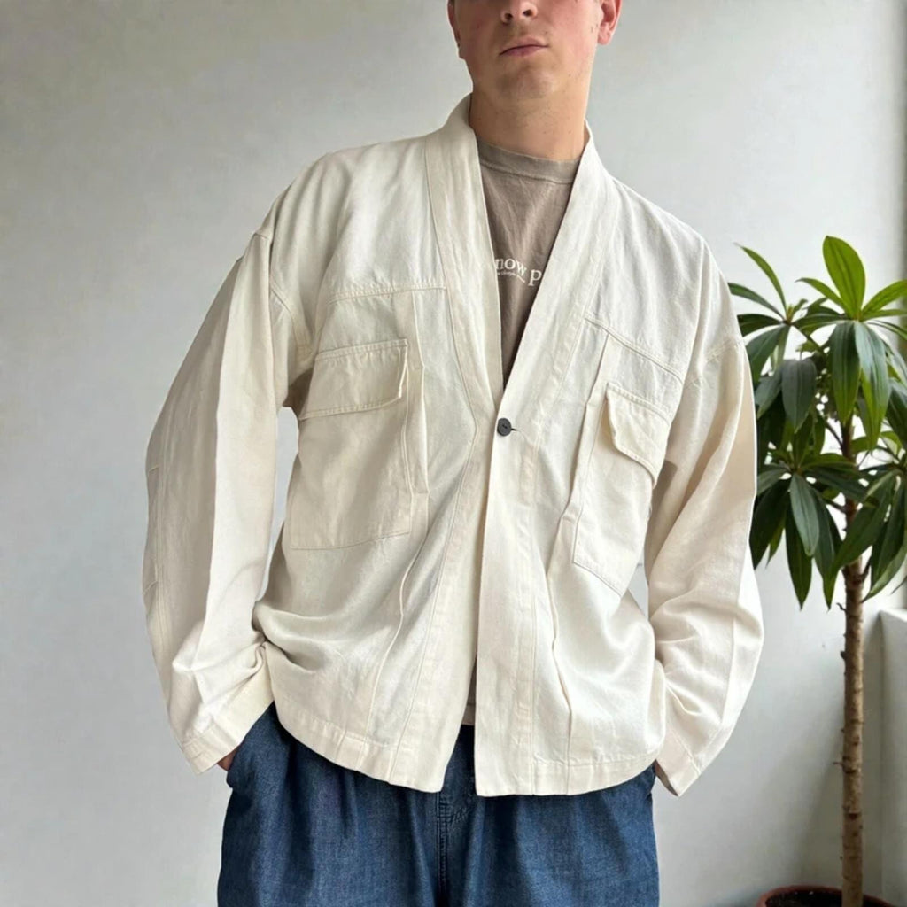 Frizmworks Linen Durumagi Jacket Natural M