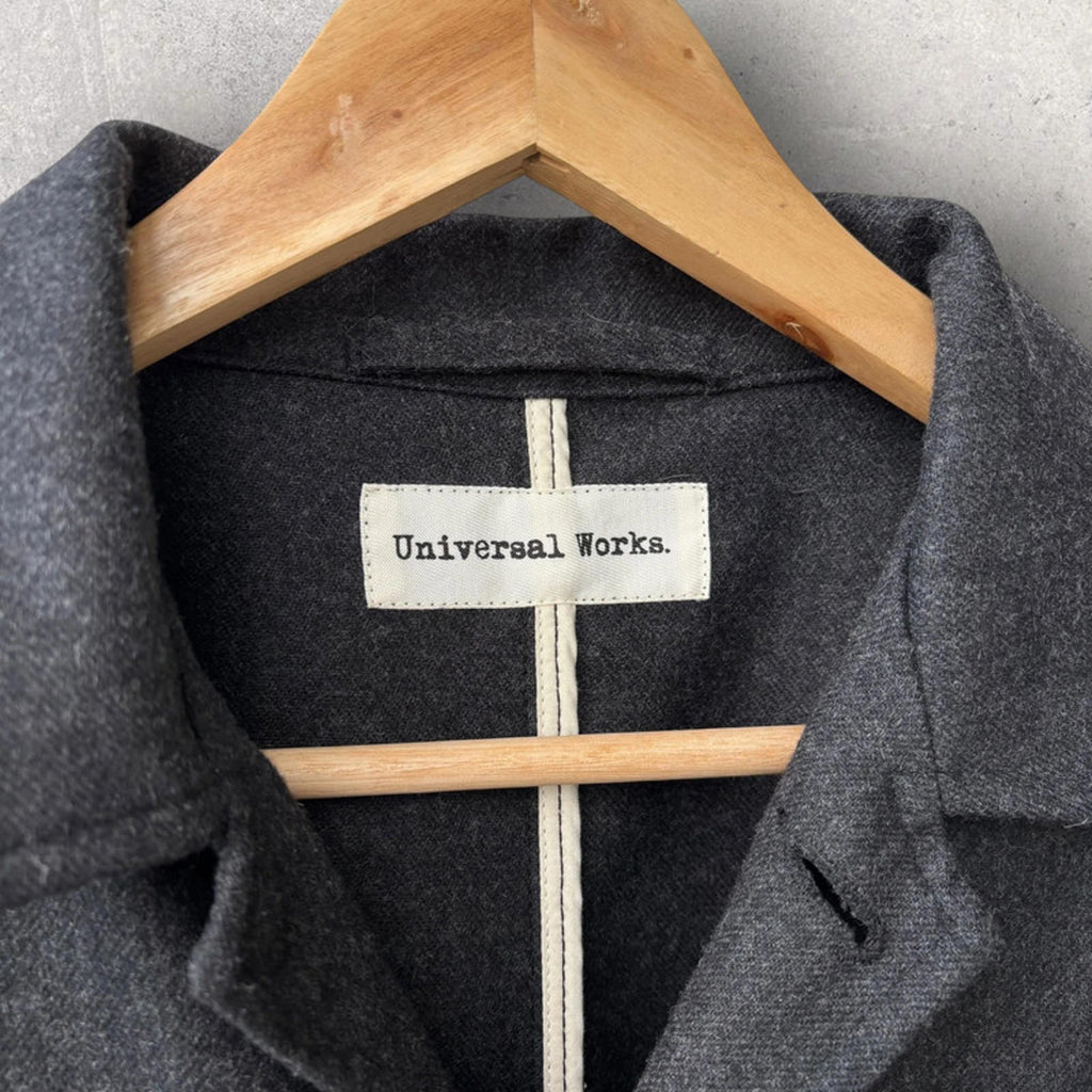 Universal Works Baker Utility Overshirt Grey Size M