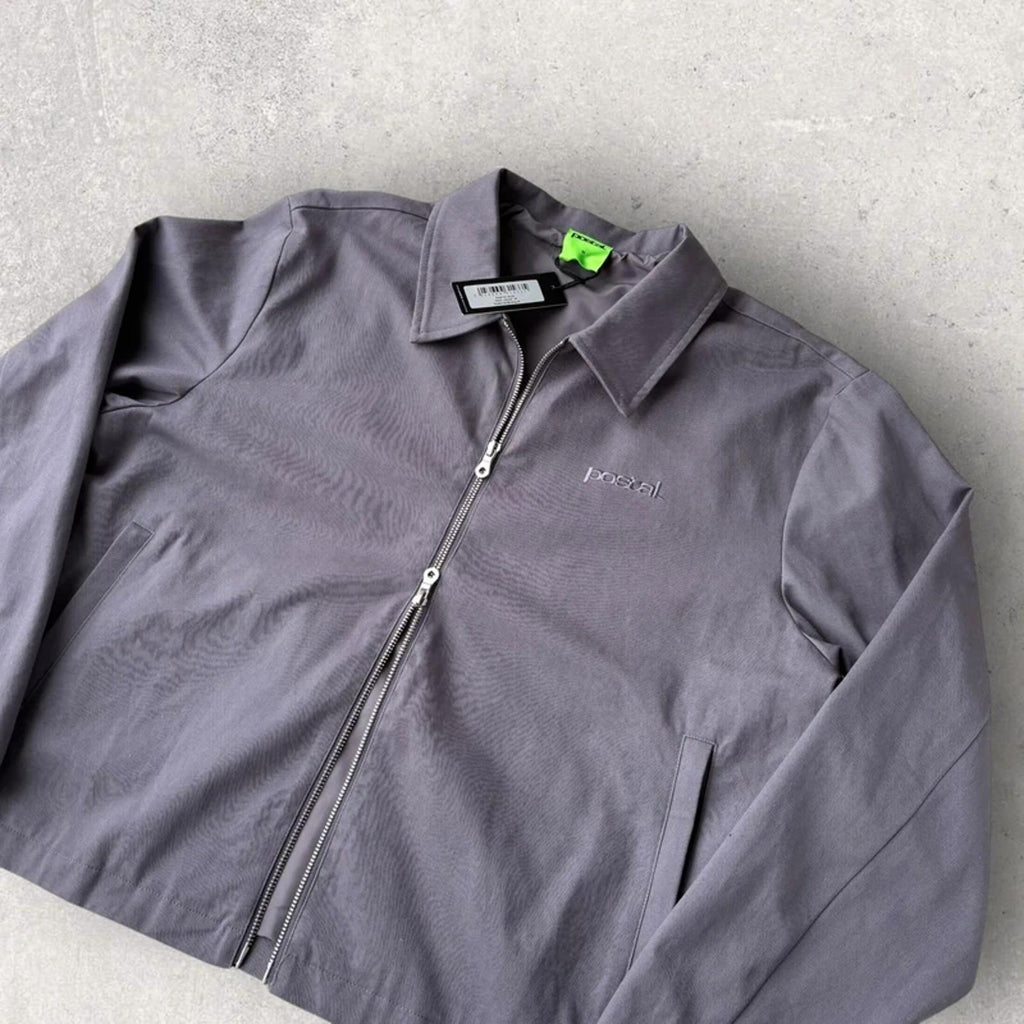 BNWT Postal Double Zip Work Jacket Grey M