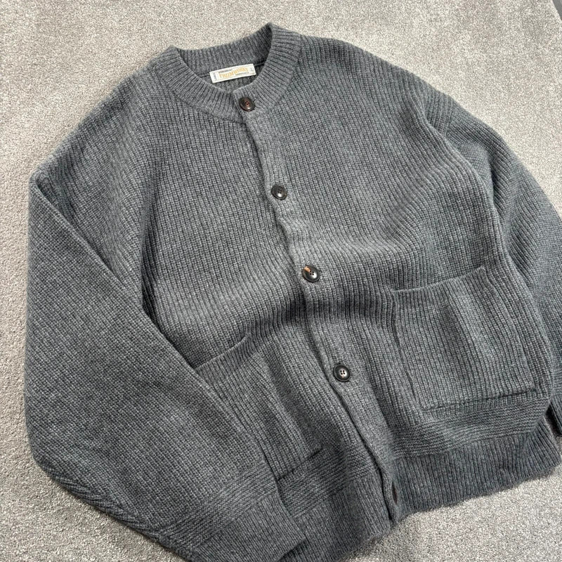 Frizmworks Heavy Wool Cardigan Grey L