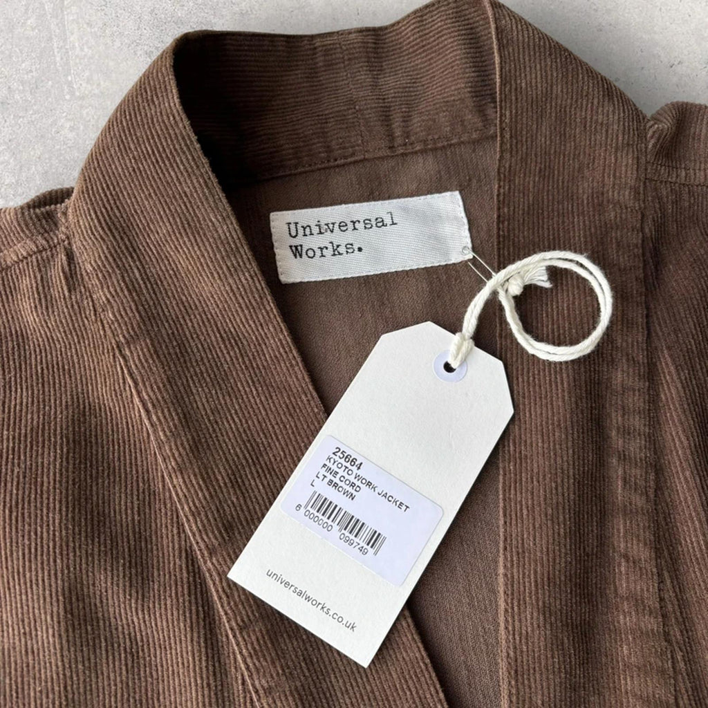 BNWT Universal Works Kyoto Work Jacket Brown Cord L