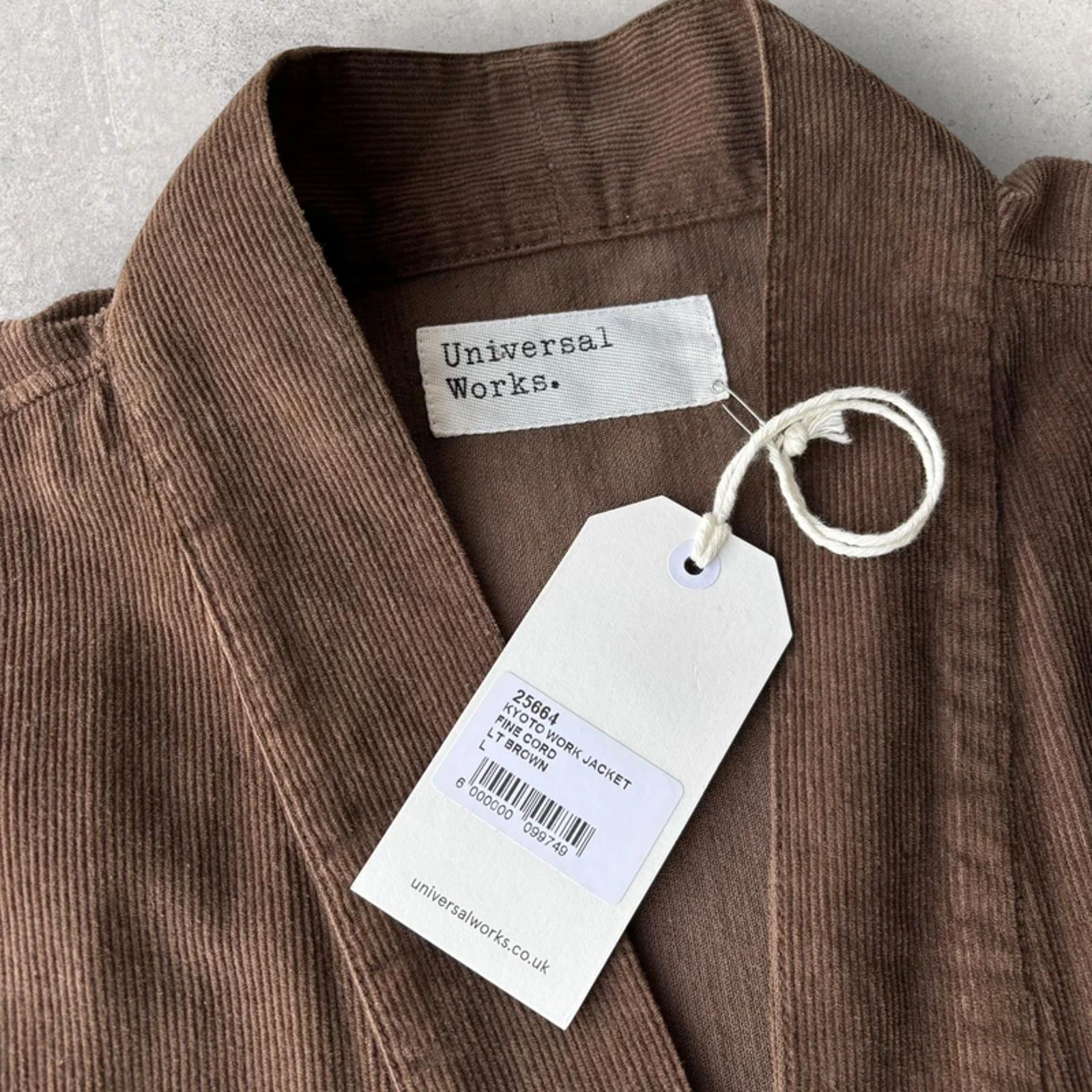 BNWT Universal Works Kyoto Work Jacket Brown Cord L