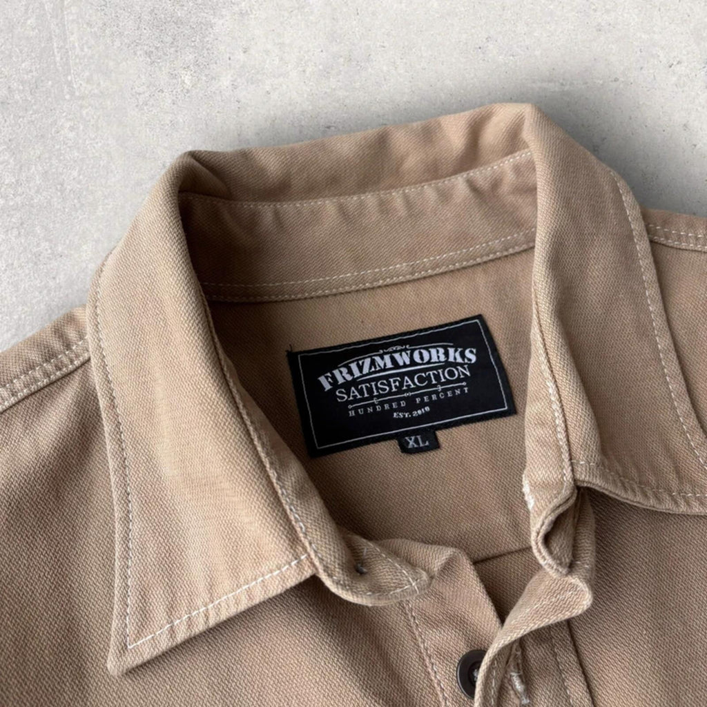 Frizmworks Utility Triple Pocket Overshirt Beige XL