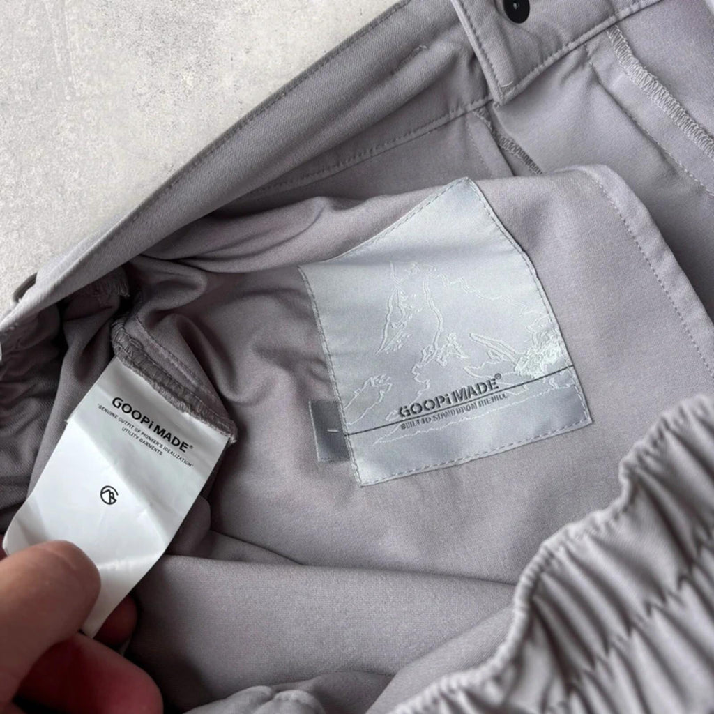 GoopiMade Tapered Tech Trouser Grey W28