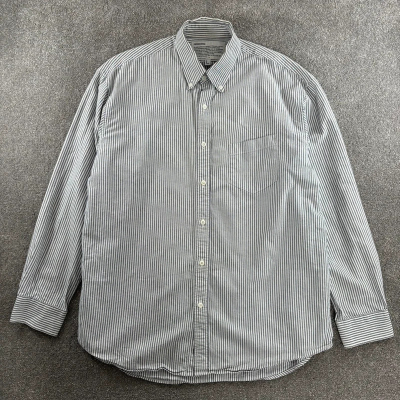 Uniform Bridge Stripe Shirt Blue L