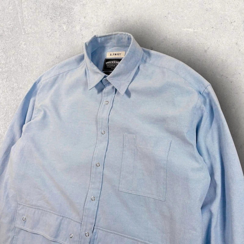 Frizmworks X Slowboy Chambray Shirt Blue M
