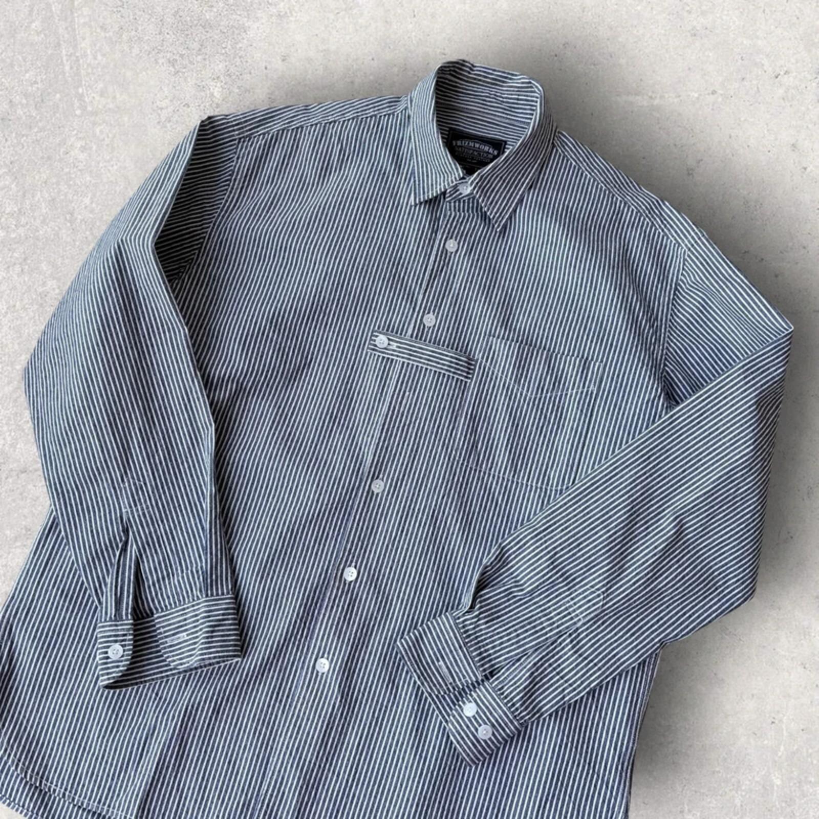Frizmworks Loop Stripe Shirt Blue XL