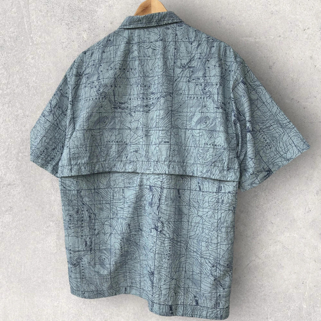 Gramicci Yosemite Camp Shirt Blue Size M