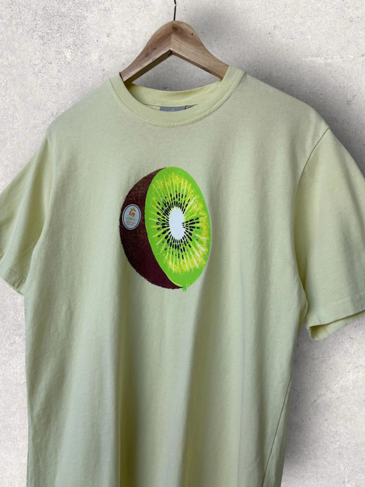 Gramicci Kiwi Graphic T Shirt Lemon Yellow Size S