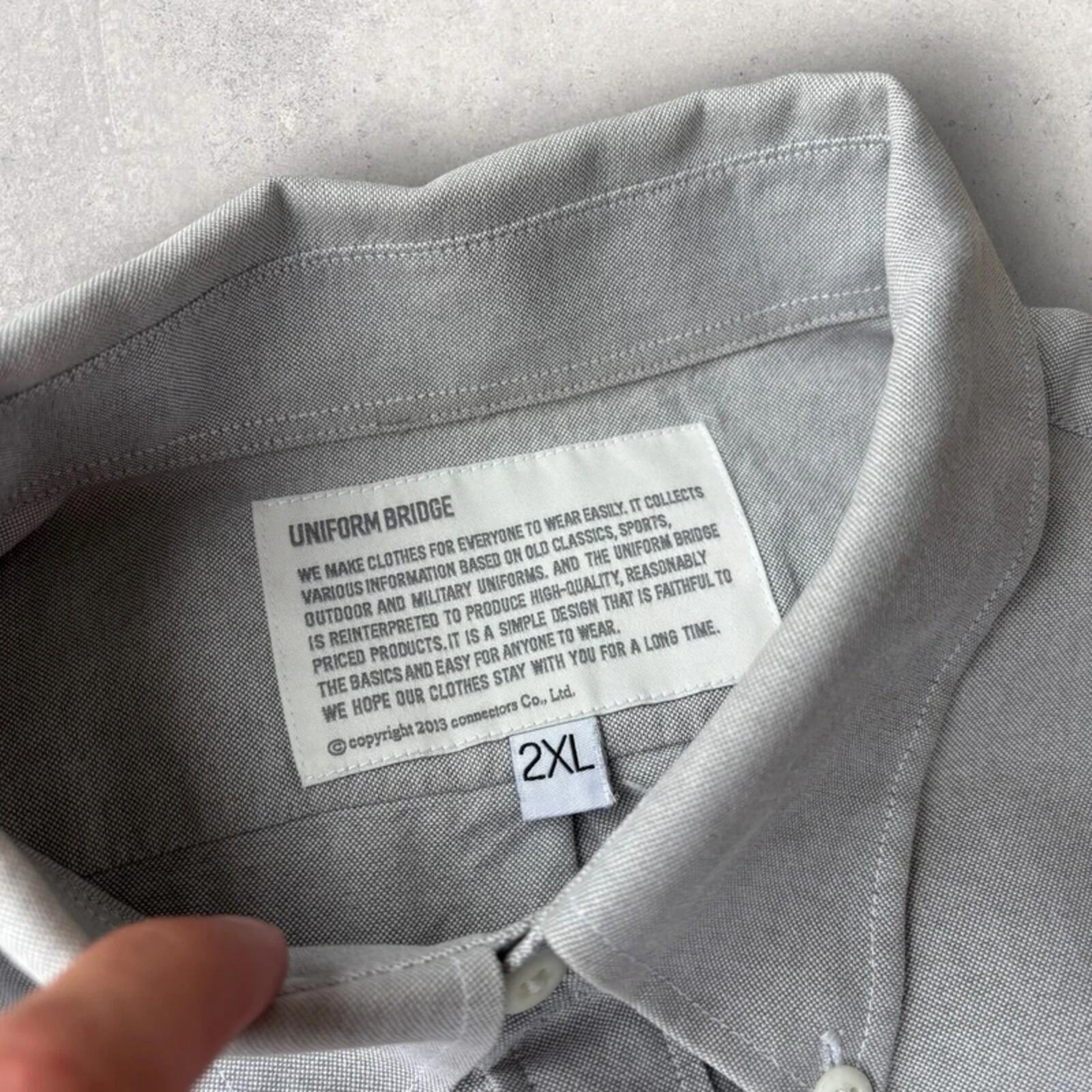 Uniform Bridge Oxford Shirt Grey XL