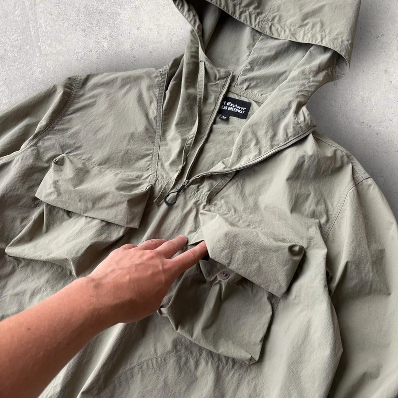 Uniform Bridge Military Pullover Smock Khaki M