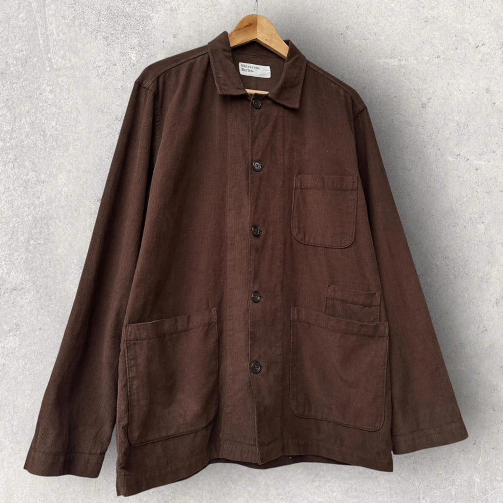 Universal Works Bakers Utility OverShirt Brown M