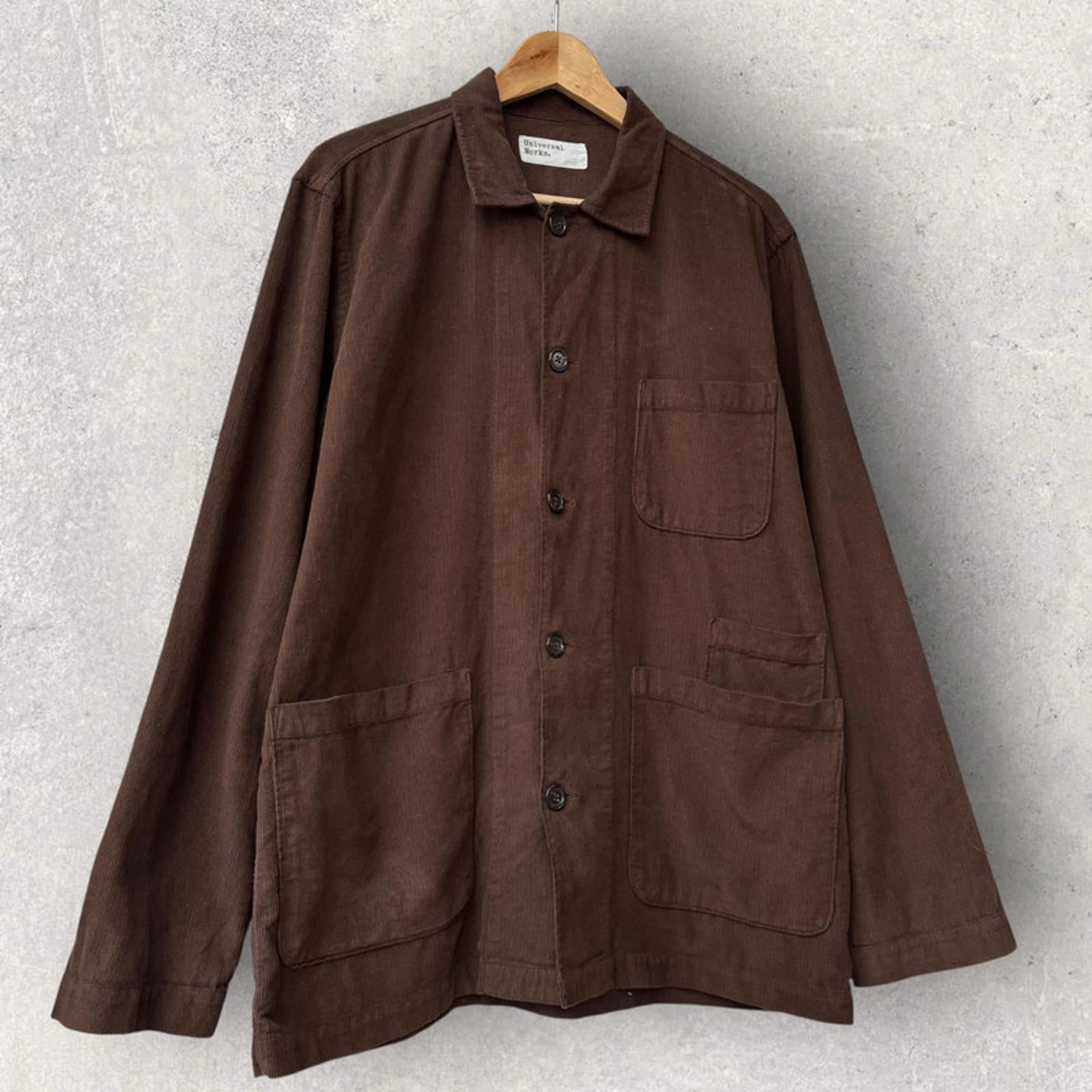 Universal Works Bakers Utility OverShirt Brown M