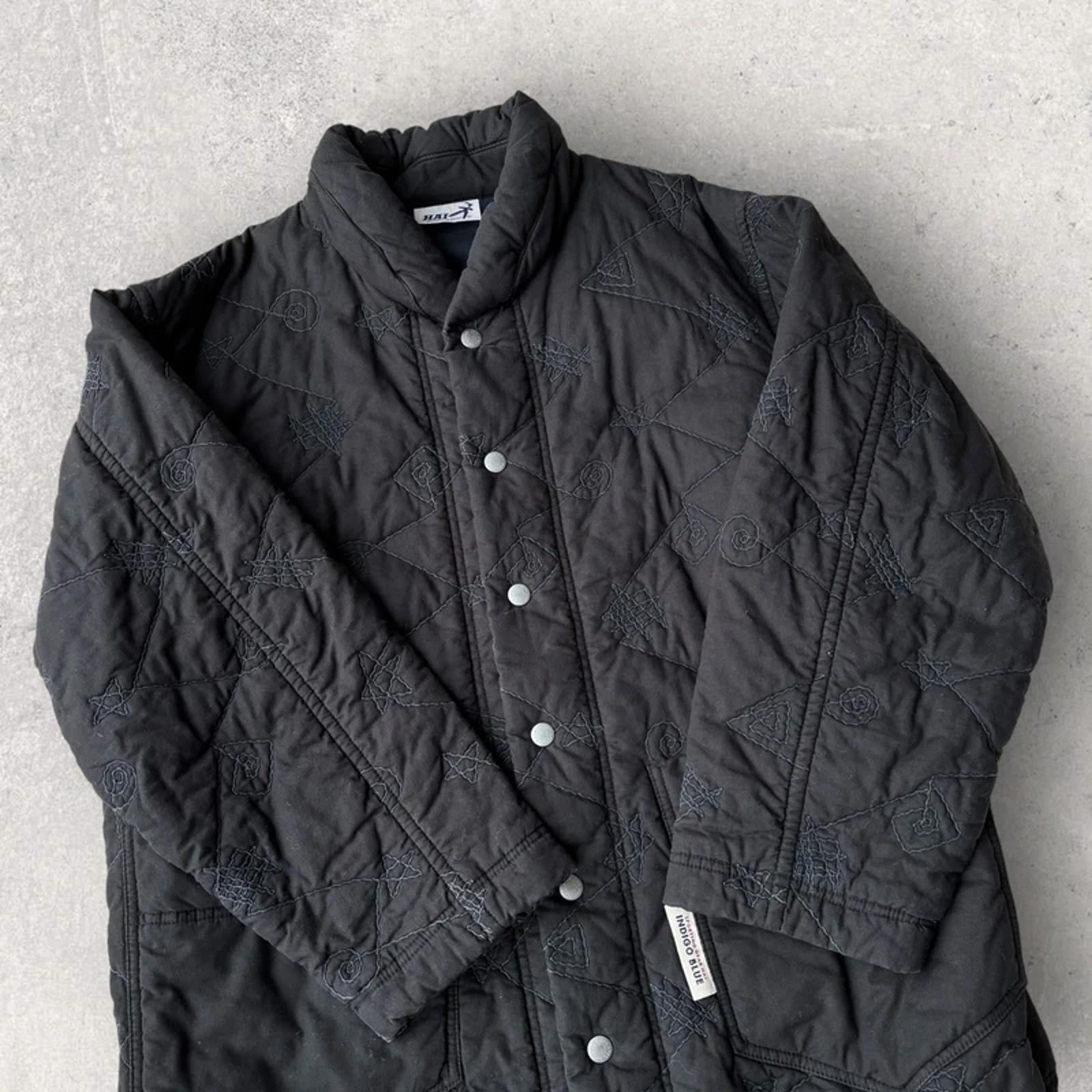 HAI By Issey Miyake Vintage Quilted Jacket Black M Japan Import