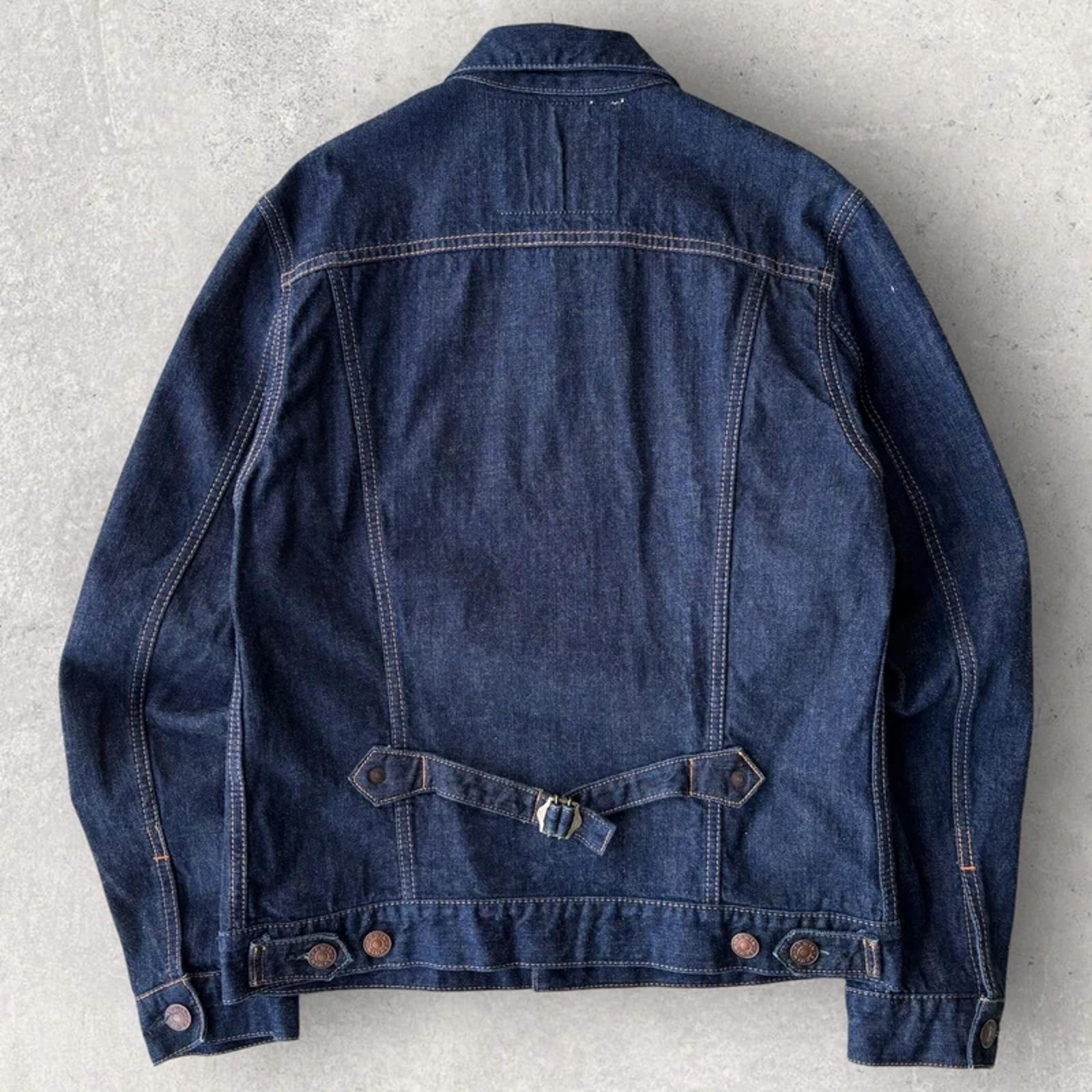 Edwin Japan XU Cropped Denim Jacket Indigo Womens L Japan Import