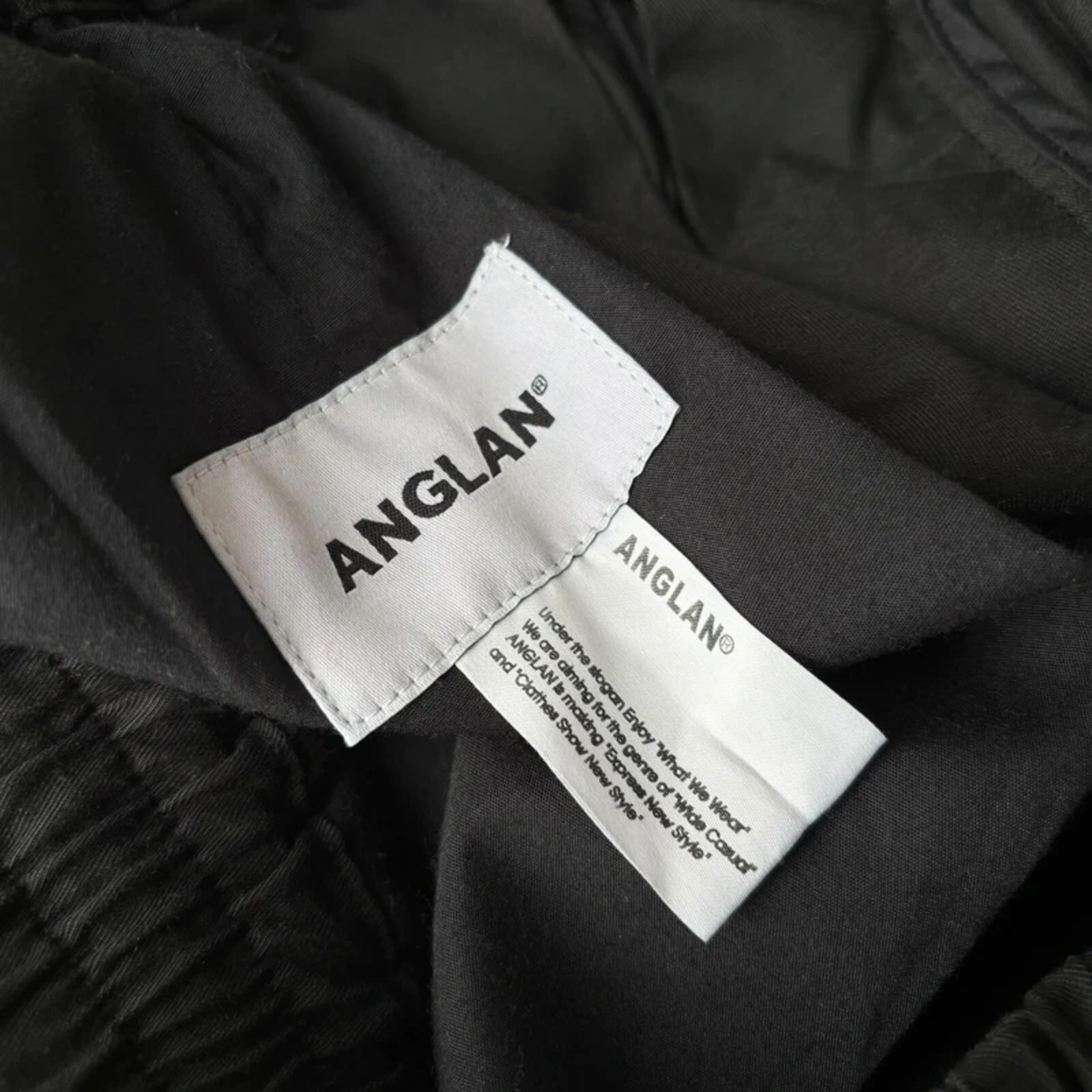 Anglan Pleated Wide Balloon Pant Black L