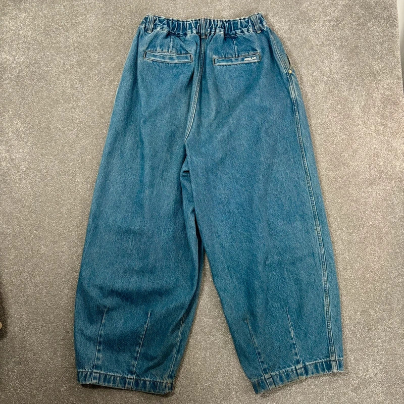 Anglan Ultra Baggy Balloon Denim Jean L