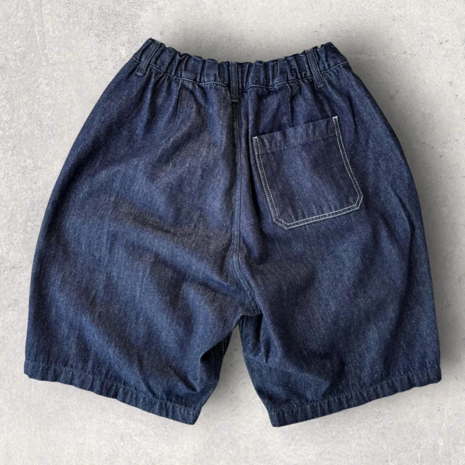 Uniform Bridge Baggy Indigo Denim Short M