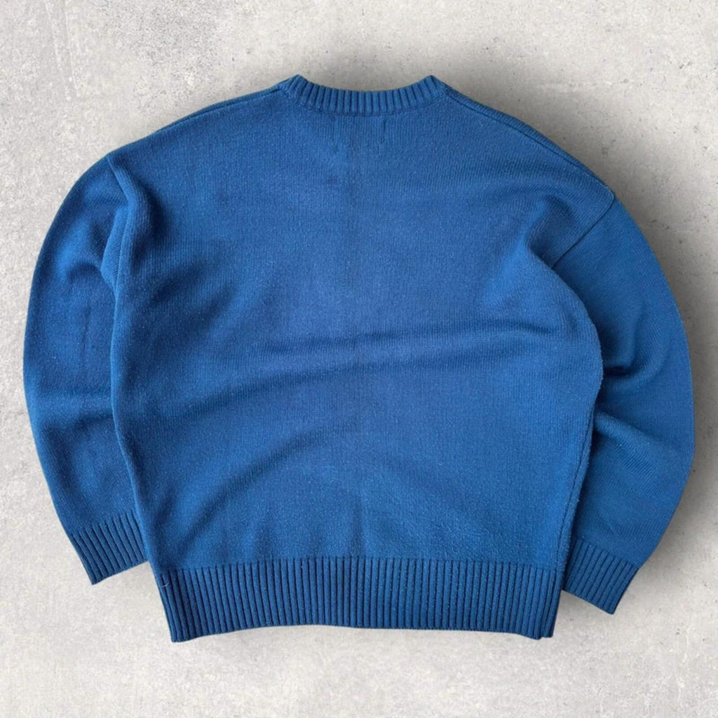 Frizmworks Pup Sketch Knit Blue XL
