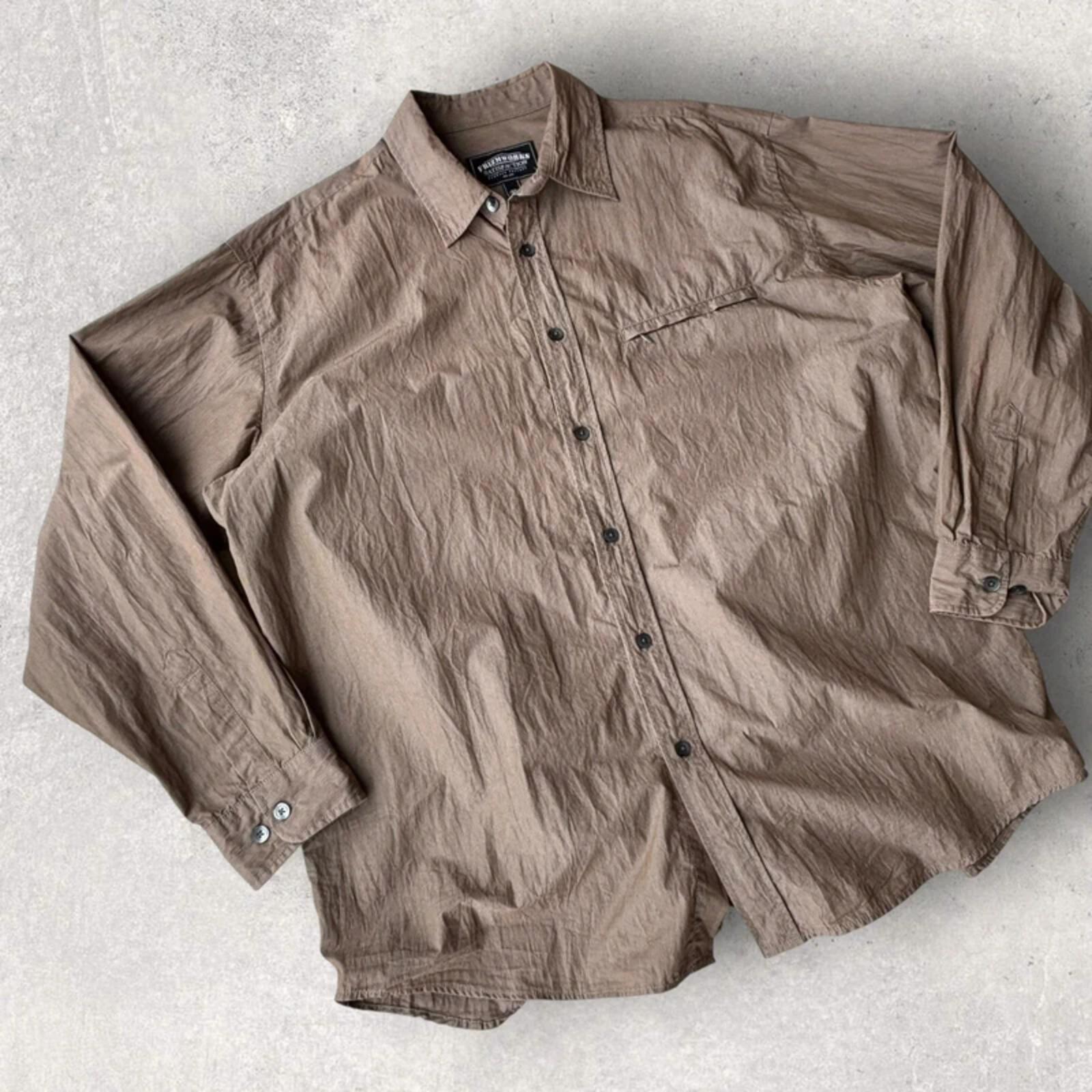Frizmworks Nylon Double Vent Shirt Brown XL
