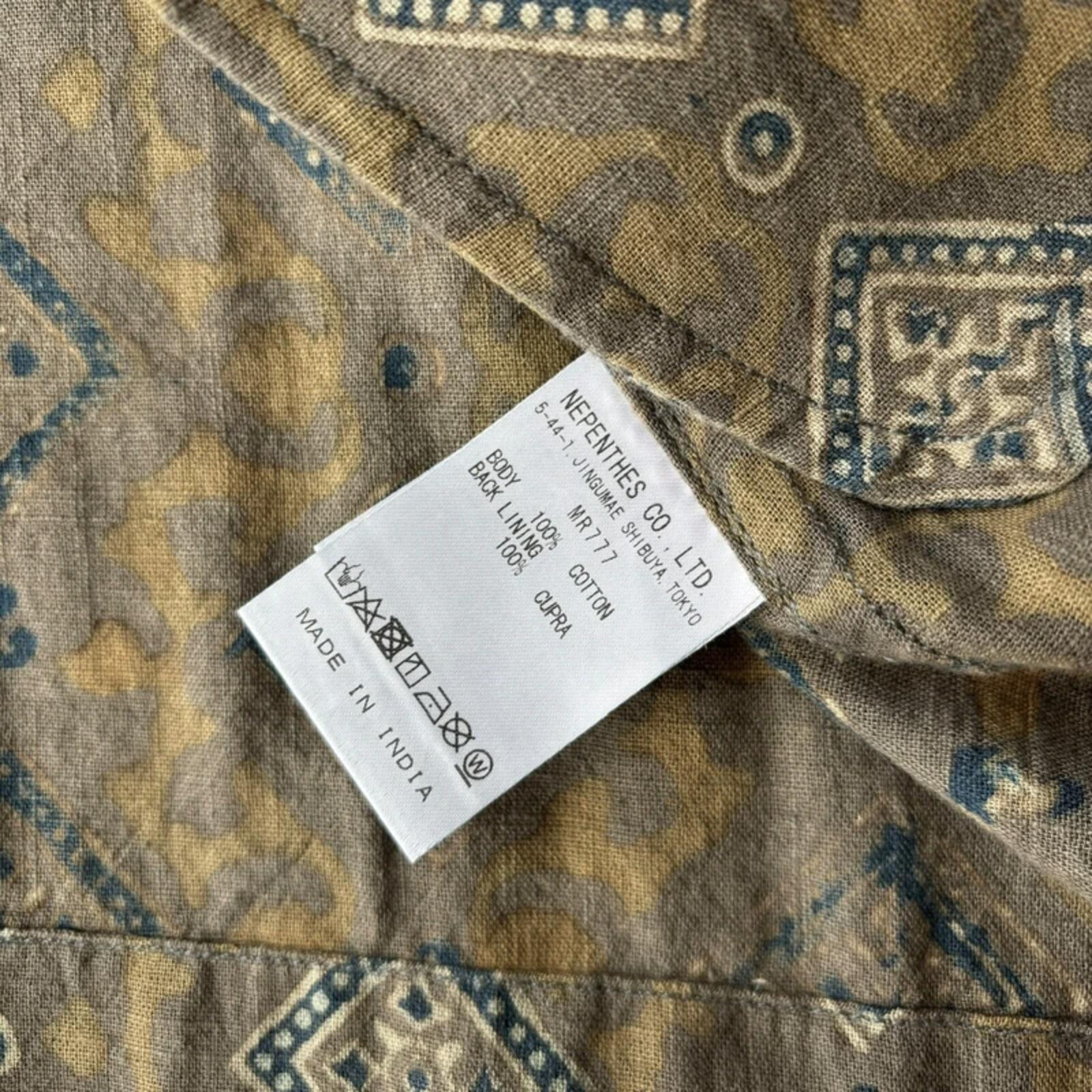 South2 West8 Paisley Utility Overshirt Grey M