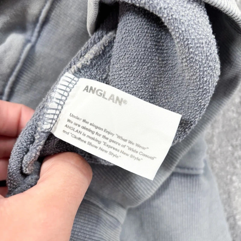 Anglan Fishing Graphic Sweatshirt Grey L
