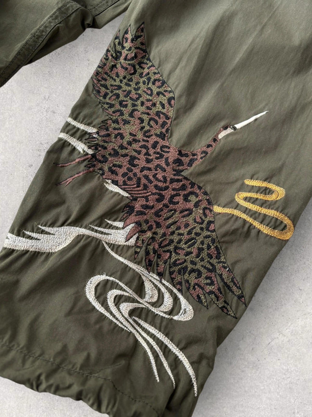 Maharishi MFG Embroidered Technical Riverine Pants Khaki Size M