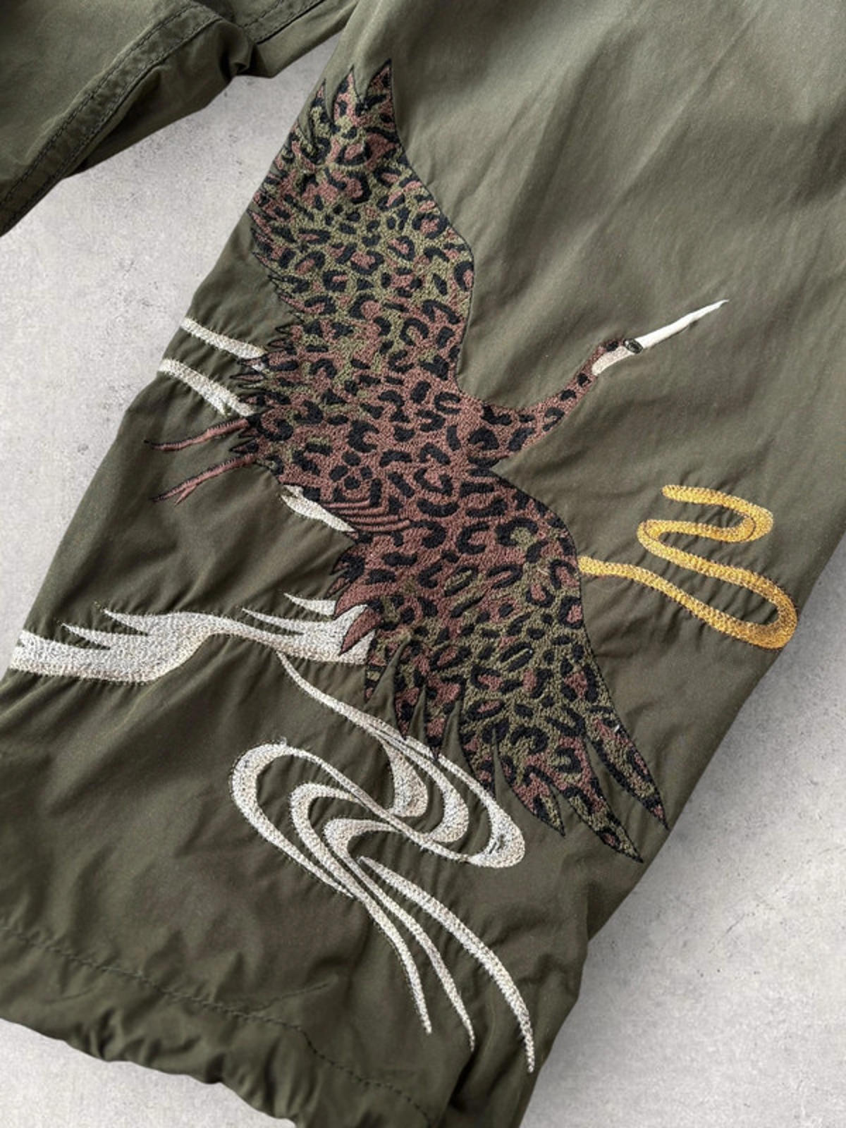 Maharishi MFG Embroidered Technical Riverine Pants Khaki Size M