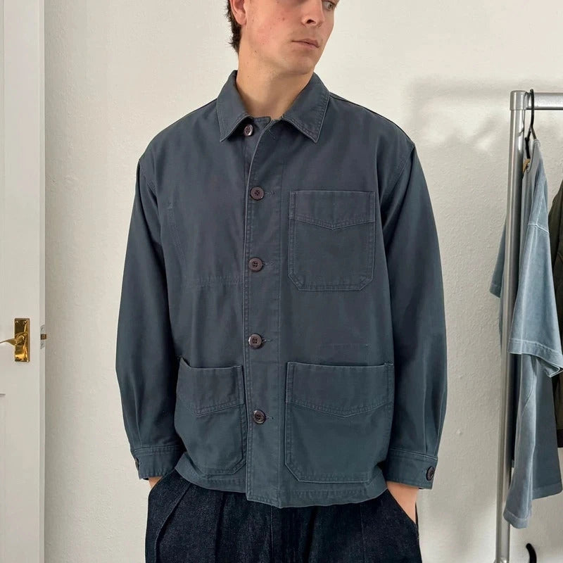 Frizmworks French Work Jacket Vintage Blue M
