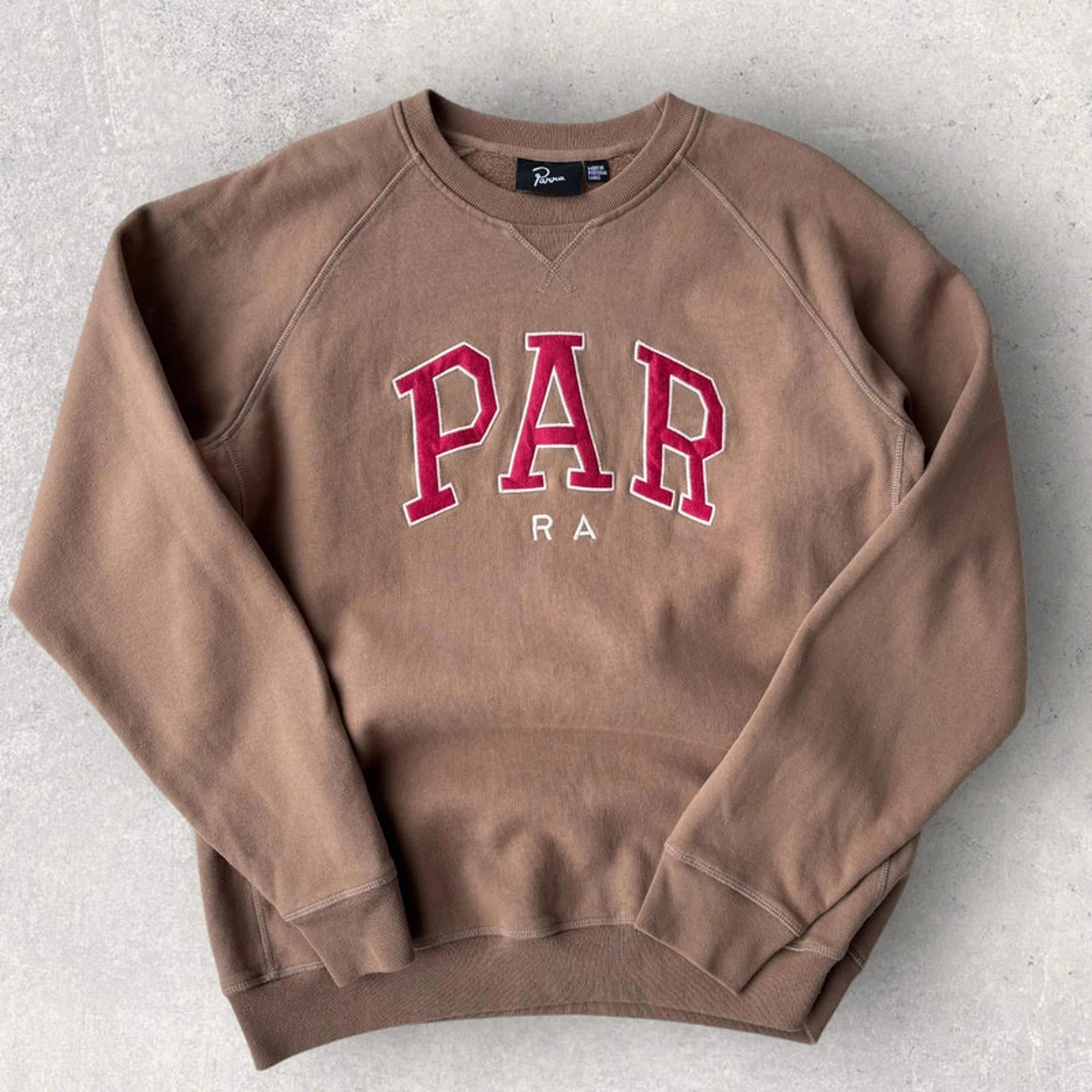 Parra Educational Crewneck Sweater Brown Size M