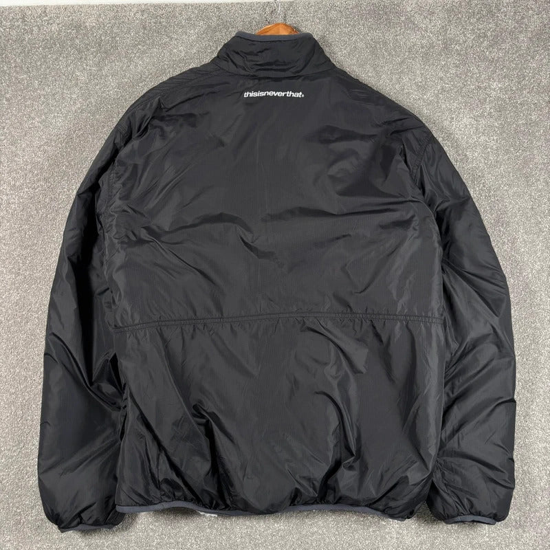 Thisisneverthat Reversible Boa Fleece Jacket Black L