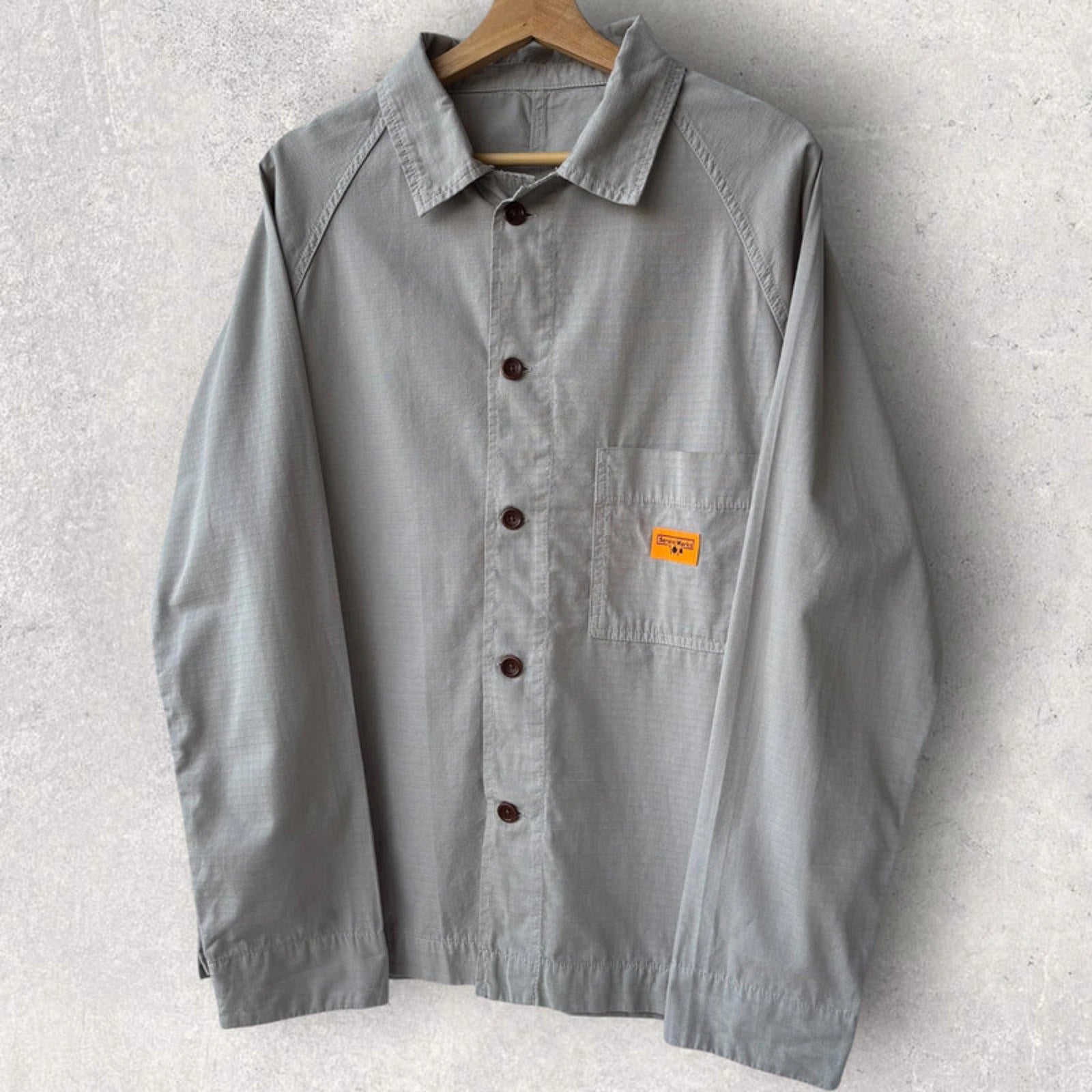 Service Works Ripstop FOH Utility Shirt Grey Size M