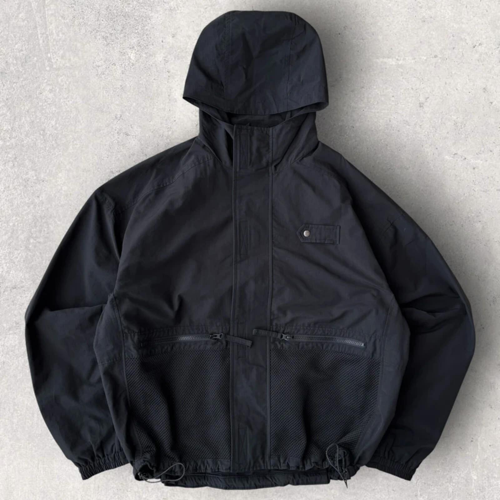 Uniform Bridge Boxy Technical Windbreaker Black L
