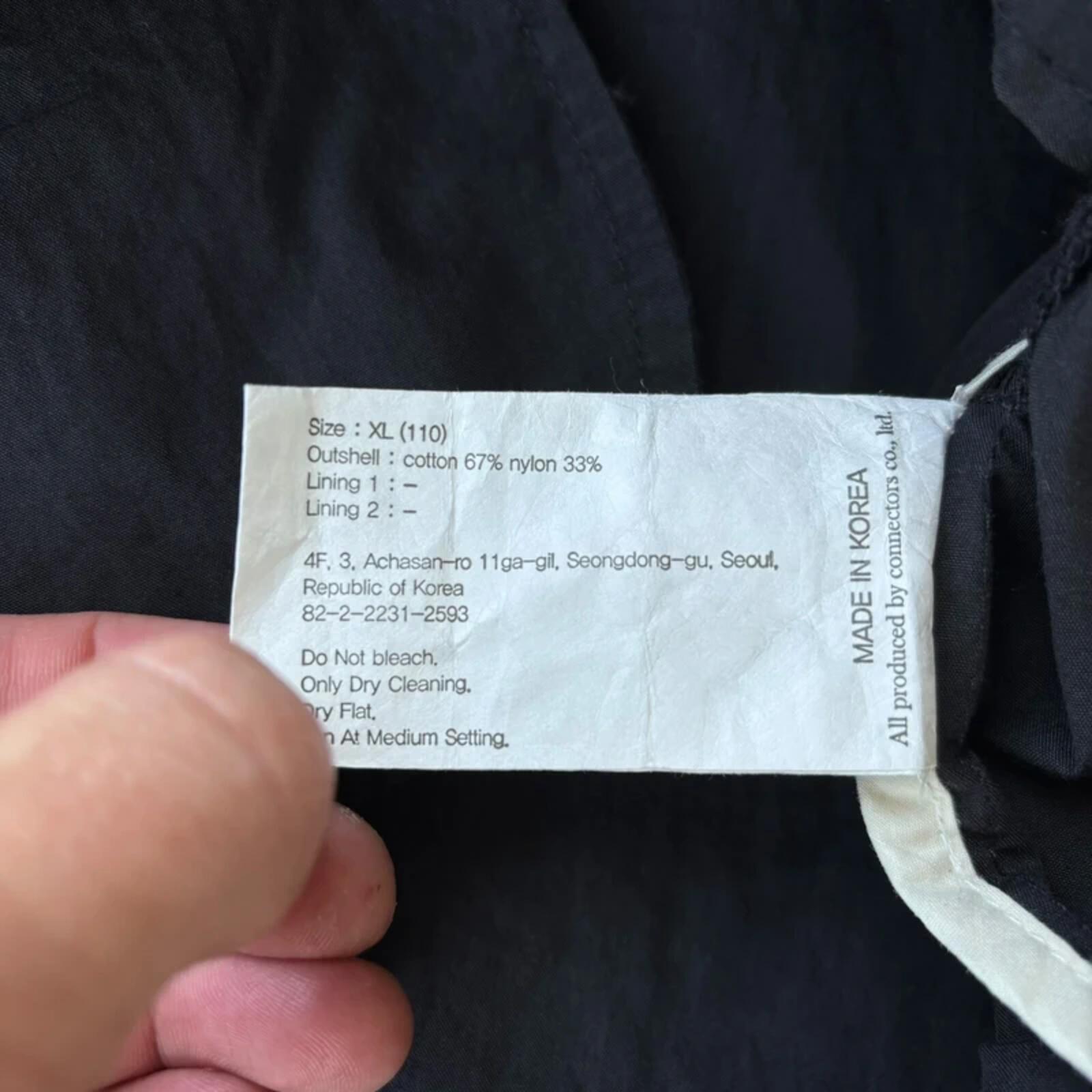 Uniform Bridge Two Pocket Utility Overshirt Black XL