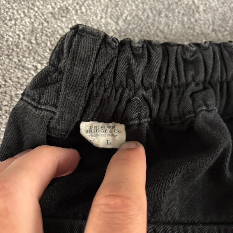 Uniform Bridge Twill Balloon Pant Black L