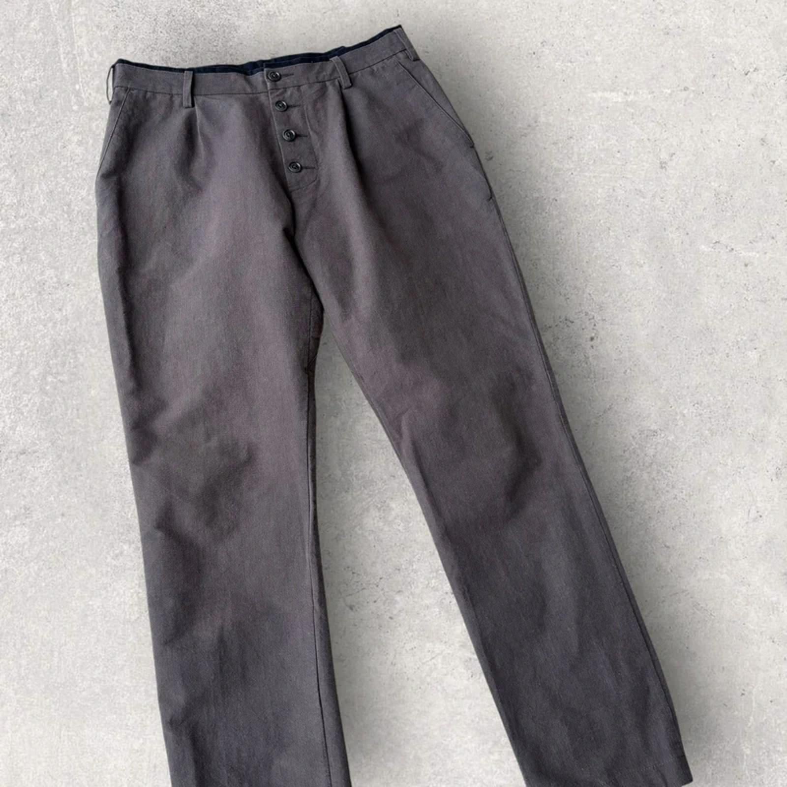 Nanamica Tailored Cotton Trouser Grey S Japan Import Workwear