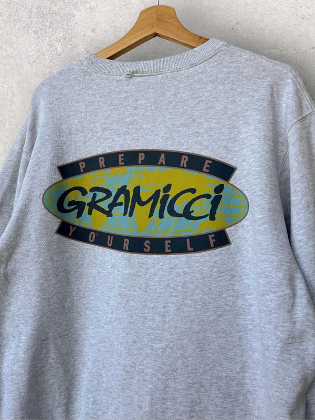 Gramicci Prepare Yourself Graphic Sweatshirt Grey Size M
