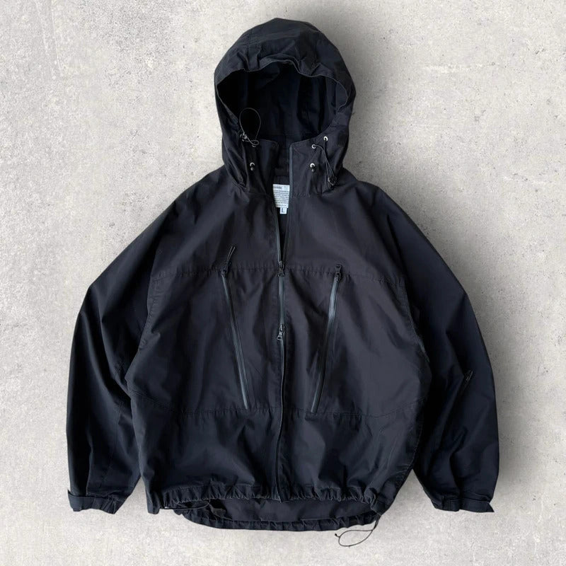 Uniform Bridge Technical Windbreaker Black L