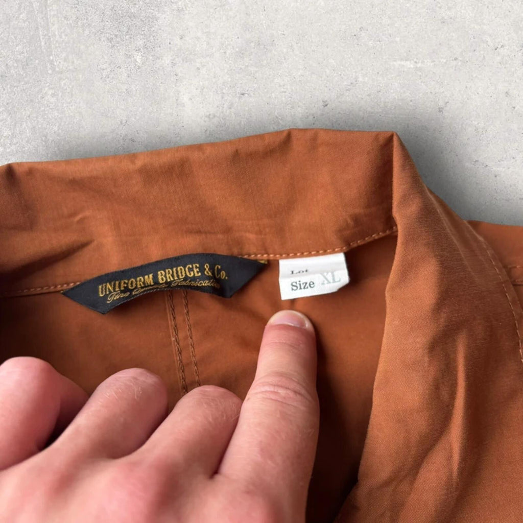 Uniform Bridge Utility Bermuda Shirt Rust XL