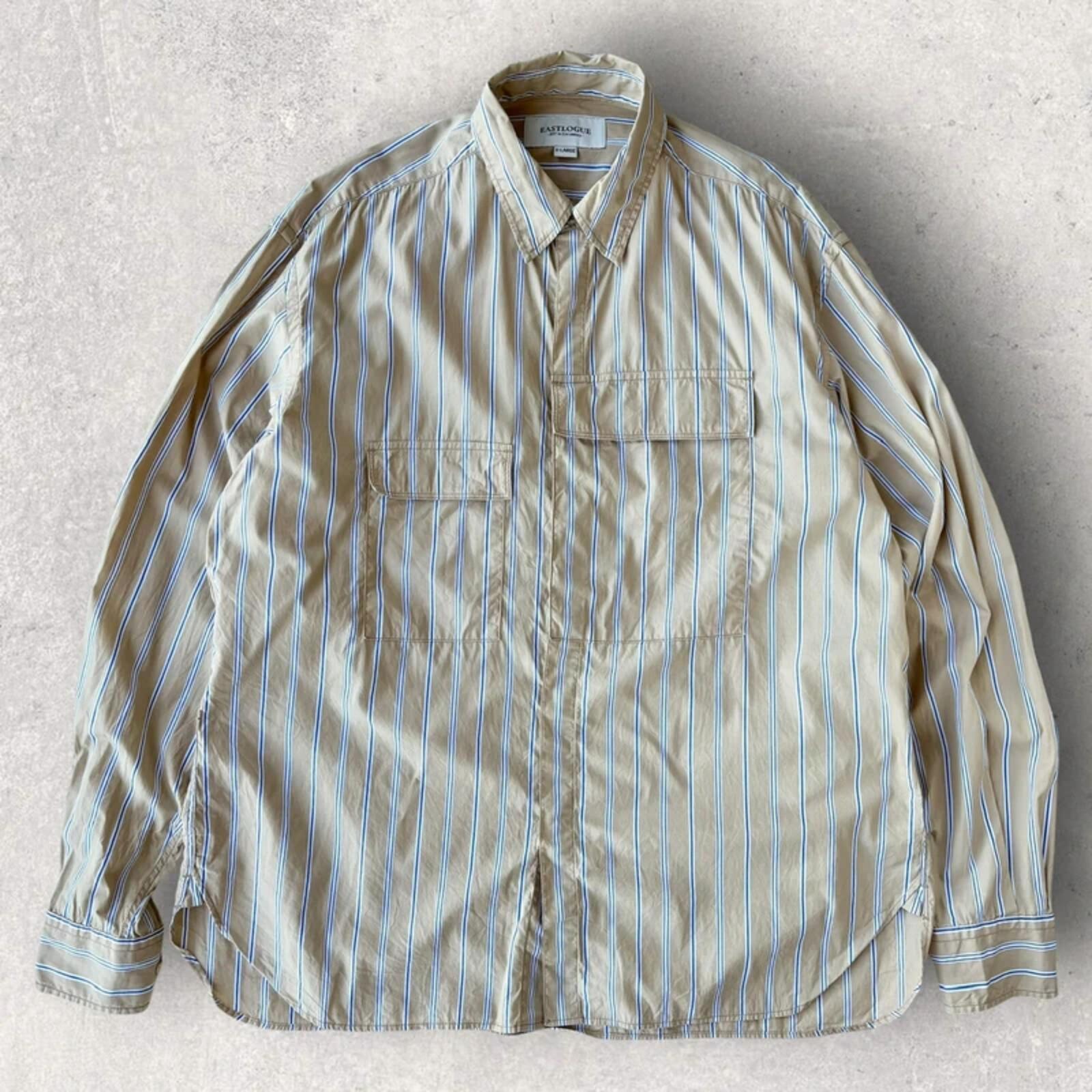 Eastlogue Asymmetric Utility Shirt Beige XL